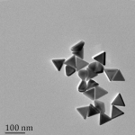 Small Particle Gold Nanotriangles
