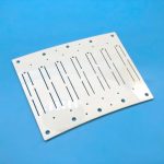 Fan-Shaped Perforated Alumina Ceramic Plate