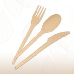 Biodegradable Bamboo Powder Cutlery